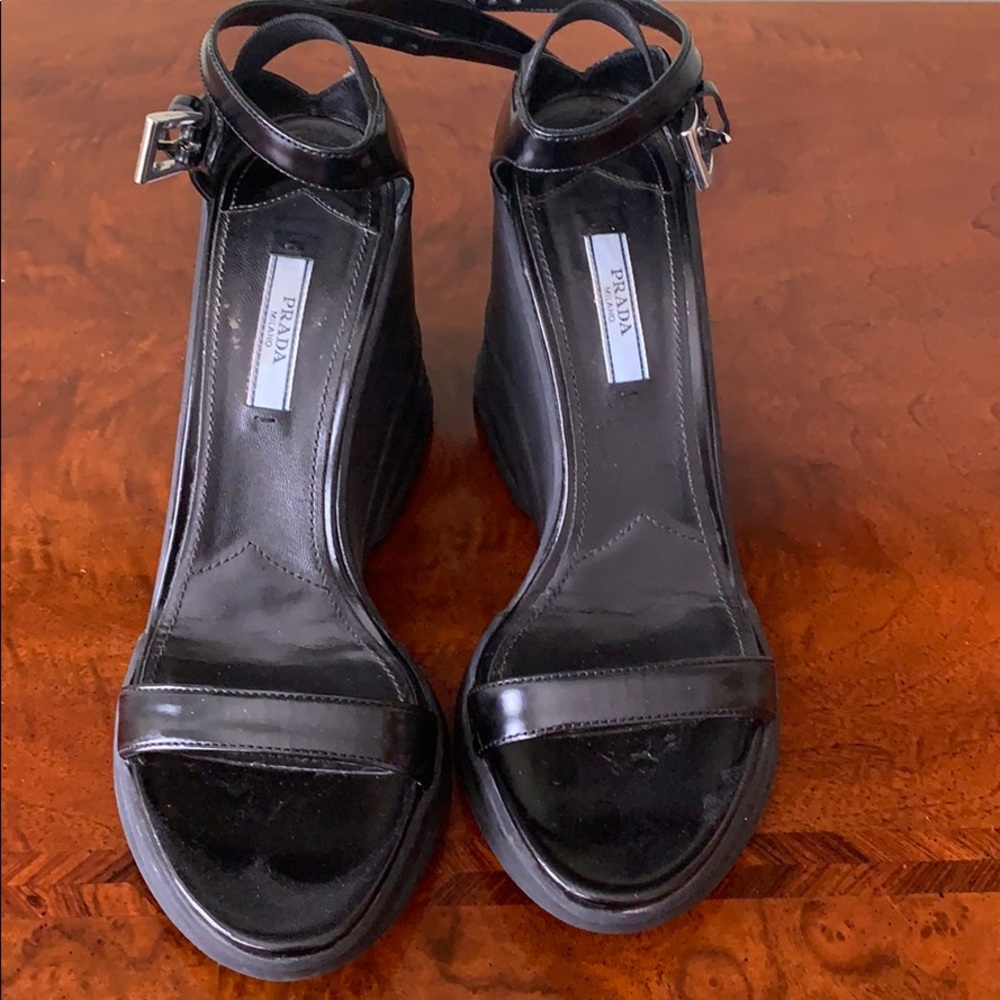 Prada wedges